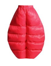 Load image into Gallery viewer, Circle Puffer Pants RED
