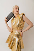 Load image into Gallery viewer, GOLD MEMBER PLEATED SKIRT  (pre-order)
