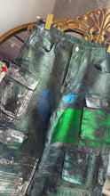 Load and play video in Gallery viewer, Confetti Foiled Hand Dyed Cargos ( PVC )
